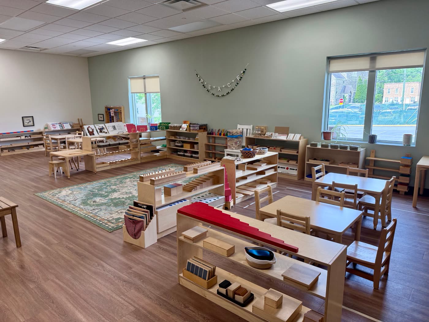 School-supplied photograph of a Children’s House classroom